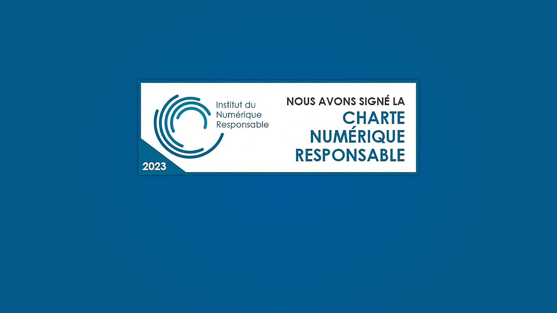 Charte Numérique Responsable