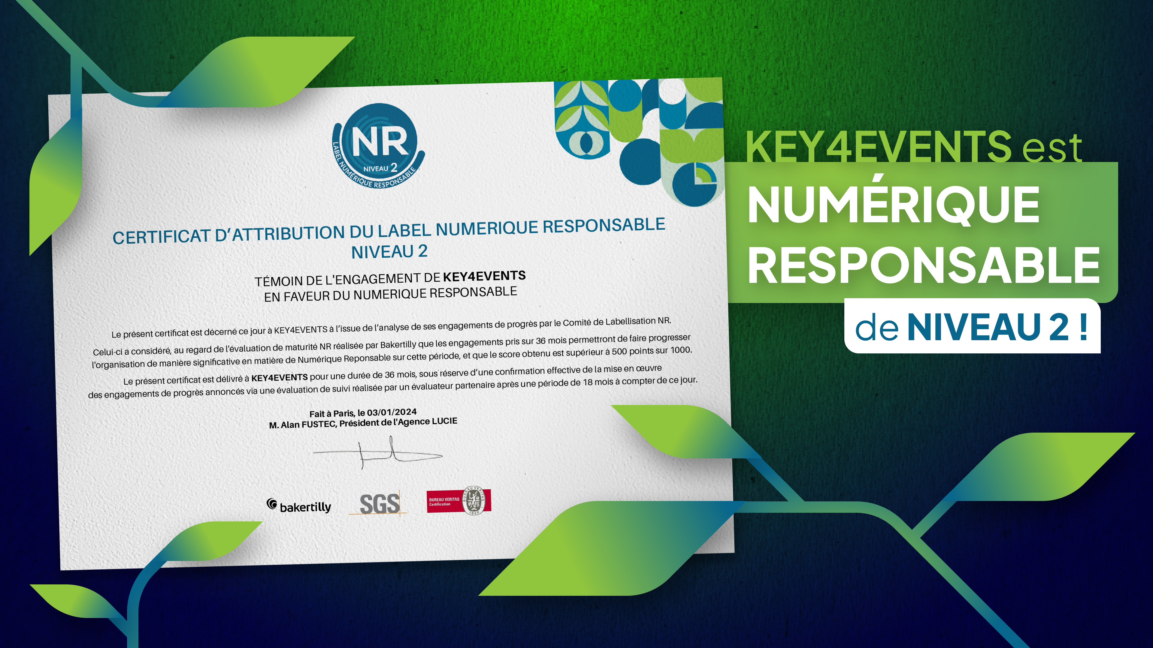 Label Numérique Responsable – Niveau 2